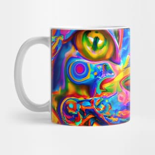 Kosmic Kitty (5) - Trippy Psychedelic Cat Mug